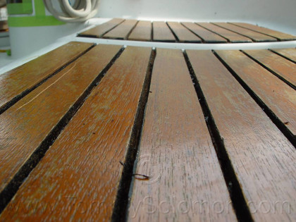 Teak Seam-Joint Re-Bed - 8