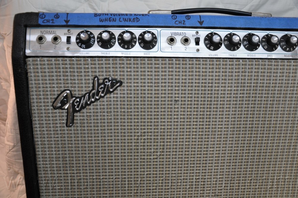 1974 Fender® Twin Reverb™ Amp Blackface Mods & Re-Voicing - 57