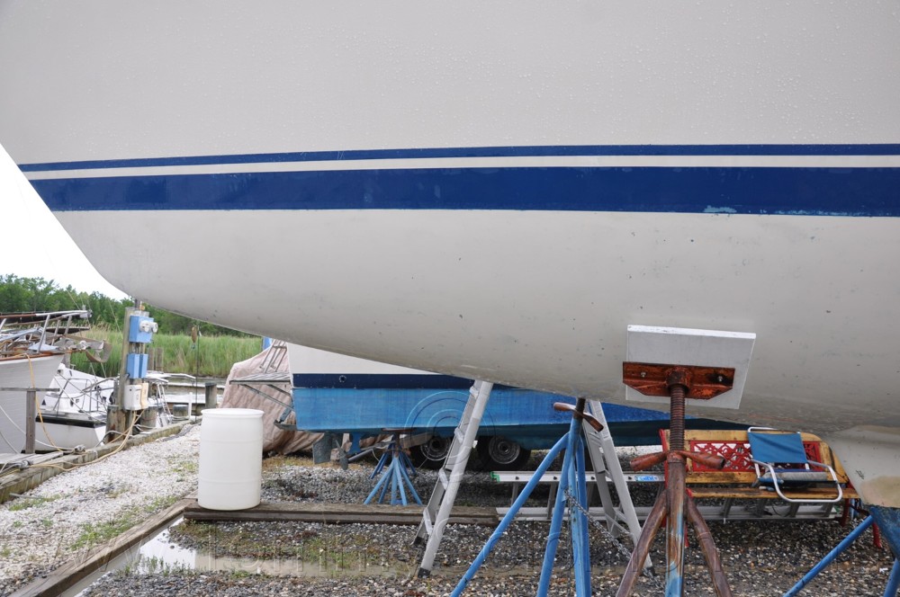 1984 Mirage 30 Bottom Keel Rudder - 22