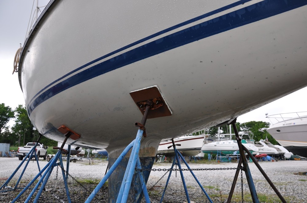 1984 Mirage 30 Bottom Keel Rudder - 25