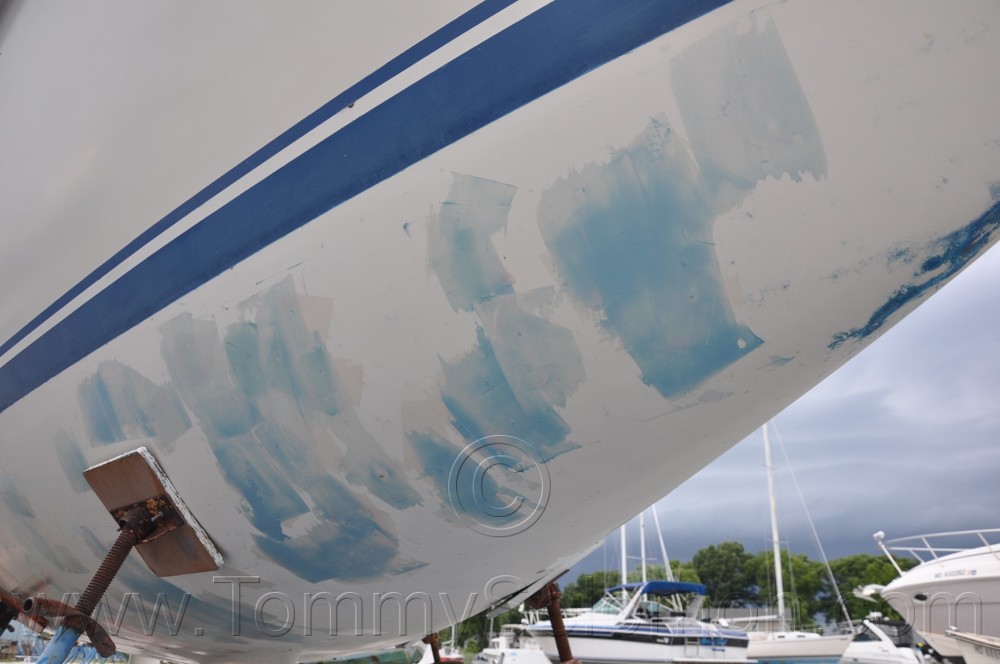 1984 Mirage 30 Bottom Keel Rudder - 49