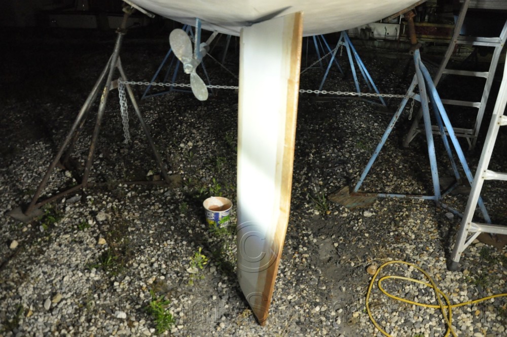 1984 Mirage 30 Bottom Keel Rudder - 118