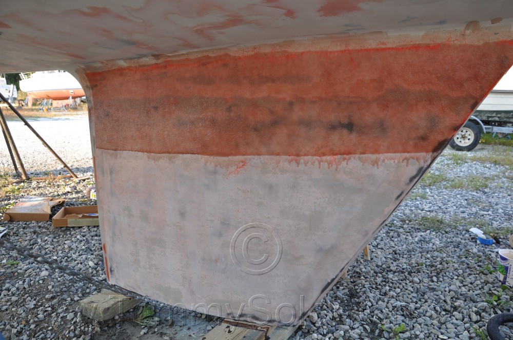 1984 Mirage 30 Bottom Keel Rudder - 143