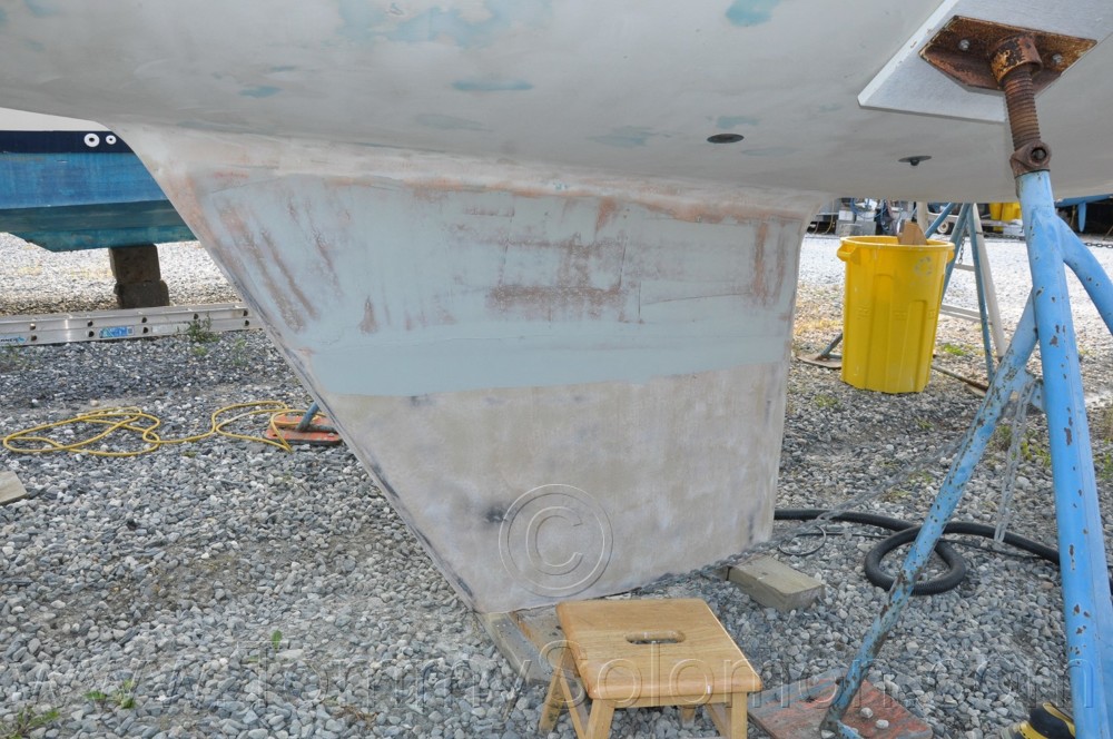 1984 Mirage 30 Bottom Keel Rudder - 147