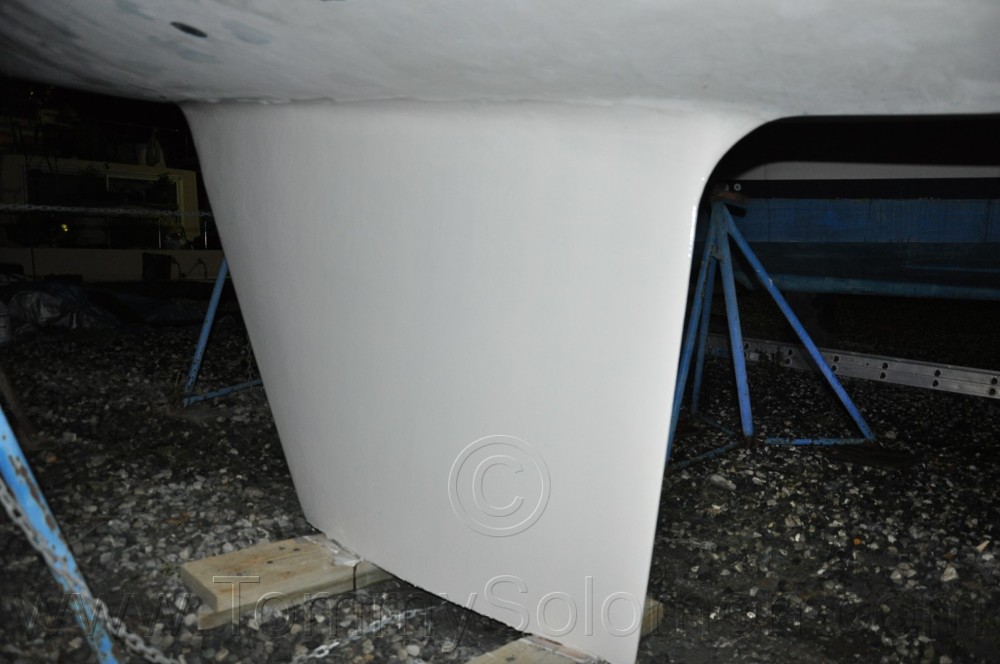 1984 Mirage 30 Bottom Keel Rudder - 152