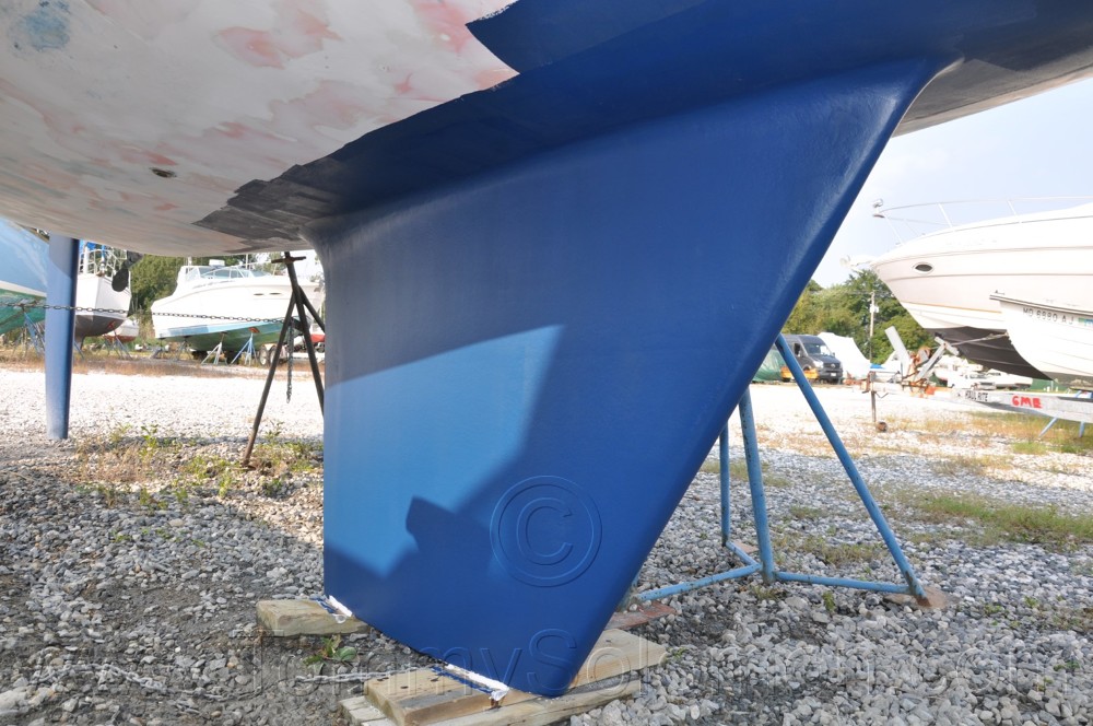 1984 Mirage 30 Bottom Keel Rudder - 157