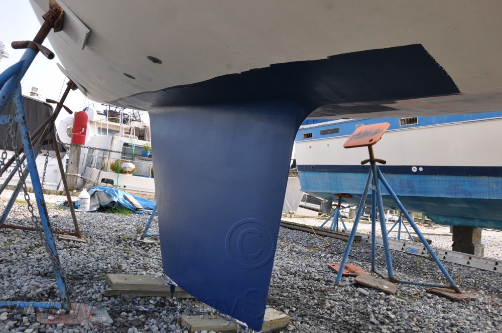 1984 Mirage 30 Bottom Keel Rudder - 159