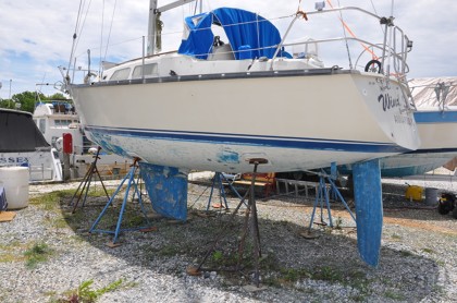 1984 Mirage 30 Bottom Keel Rudder - 13