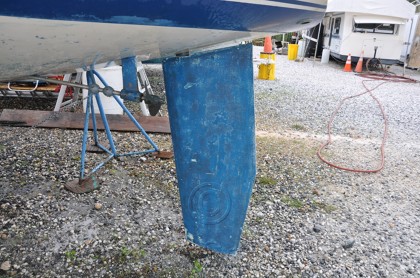 1984 Mirage 30 Bottom Keel Rudder - 26