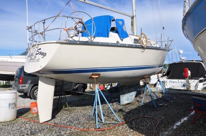 1984 Mirage 30 Bottom Keel Rudder - 36