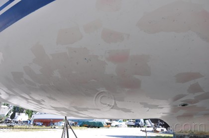 1984 Mirage 30 Bottom Keel Rudder - 44