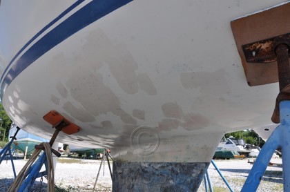 1984 Mirage 30 Bottom Keel Rudder - 46