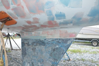 1984 Mirage 30 Bottom Keel Rudder - 56