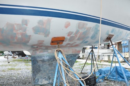 1984 Mirage 30 Bottom Keel Rudder - 57