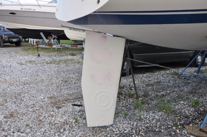 1984 Mirage 30 Bottom Keel Rudder - 64