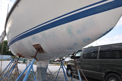 1984 Mirage 30 Bottom Keel Rudder - 68