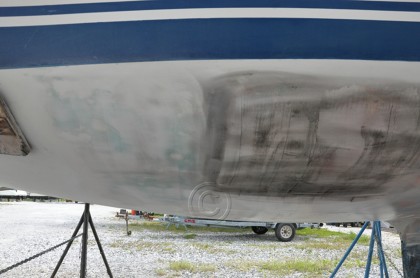 1984 Mirage 30 Bottom Keel Rudder - 76