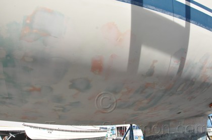 1984 Mirage 30 Bottom Keel Rudder - 87