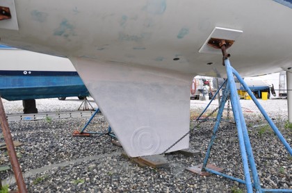 1984 Mirage 30 Bottom Keel Rudder - 112