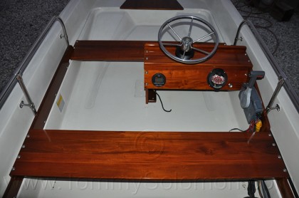 1988 Boston Whaler Sport 15ft - All new Mahogany, Electrical - 97