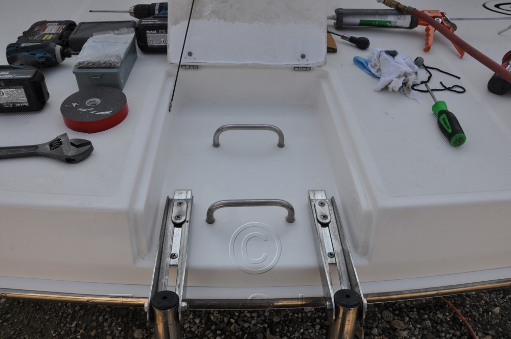 2013 Regal 42-SC Wing Molding/Swim Platform/Aft Hatch Repair - 68