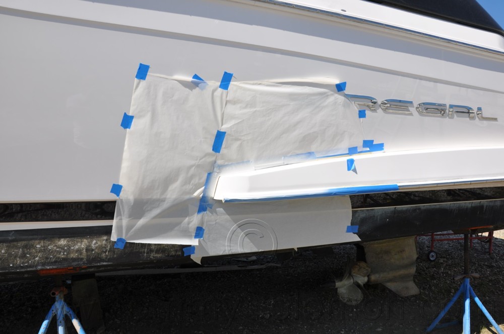 2013 Regal 42-SC Wing Molding/Swim Platform/Aft Hatch Repair - 82