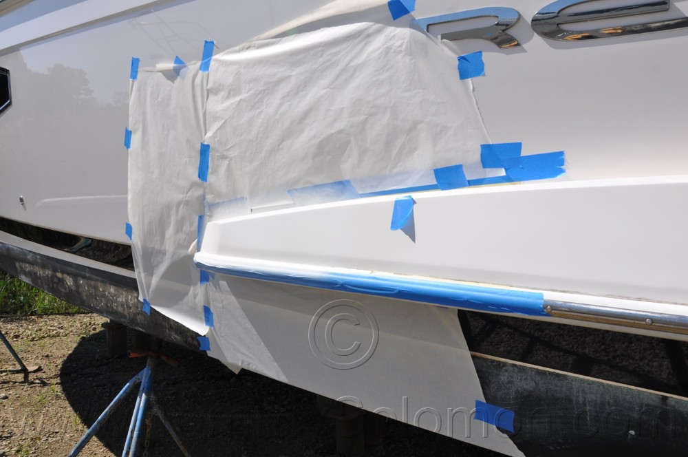 2013 Regal 42-SC Wing Molding/Swim Platform/Aft Hatch Repair - 83