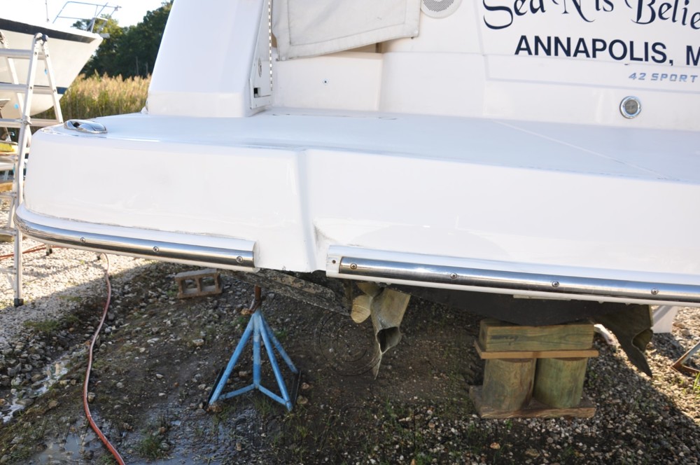 2013 Regal 42-SC Wing Molding/Swim Platform/Aft Hatch Repair - 111