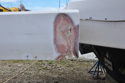 2013 Regal 42-SC Wing Molding/Swim Platform/Aft Hatch Repair - 18