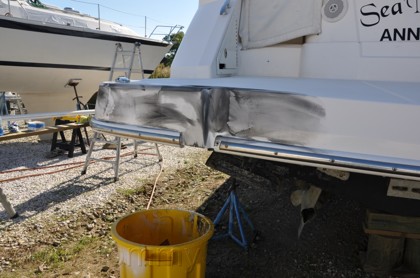 2013 Regal 42-SC Wing Molding/Swim Platform/Aft Hatch Repair - 97