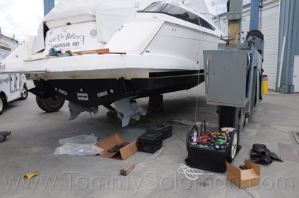 2013 Regal 42-SC Wing Molding/Swim Platform/Aft Hatch Repair - 142