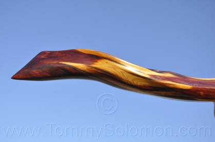 Hand Carved Cedar #-6, Boiled Linseed Oil Rub - 28