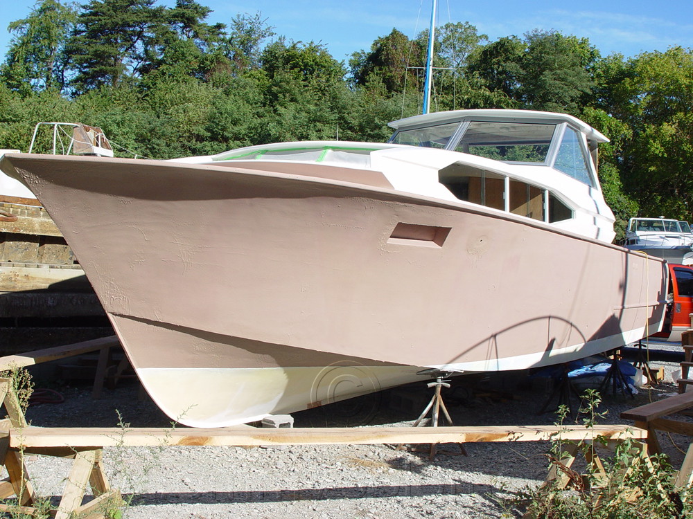 66 Chris Craft Roamer, Aluminum hull RXP 37-2509-R - 63 :: Job Photos ...