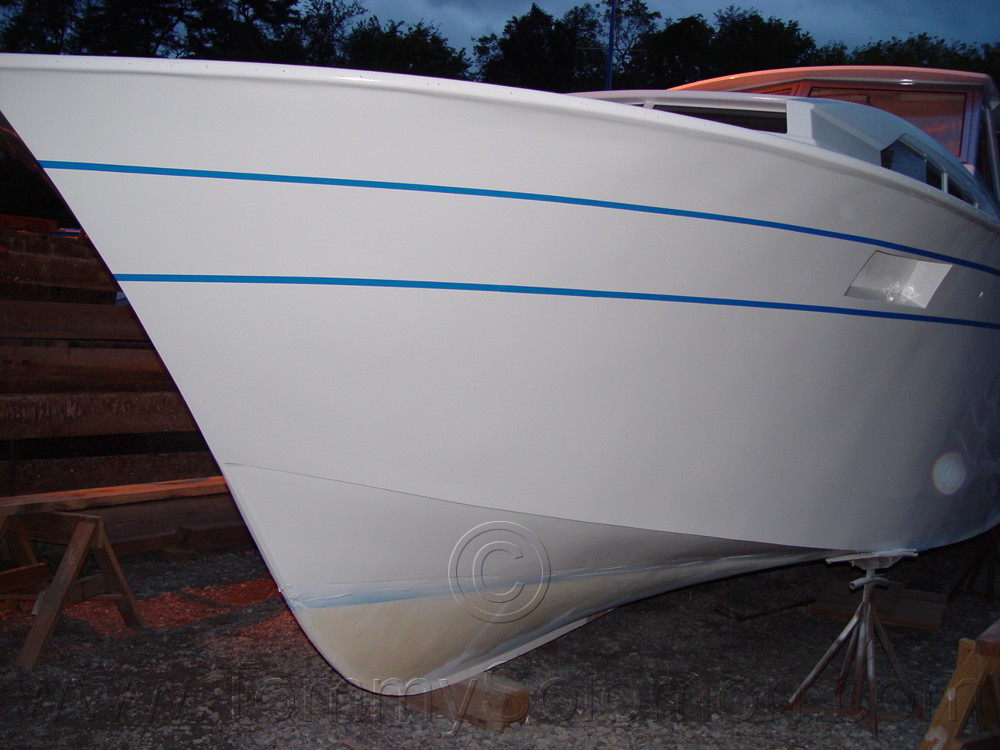 66 Chris Craft Roamer, Aluminum hull RXP 37-2509-R - 84 :: Job Photos ...