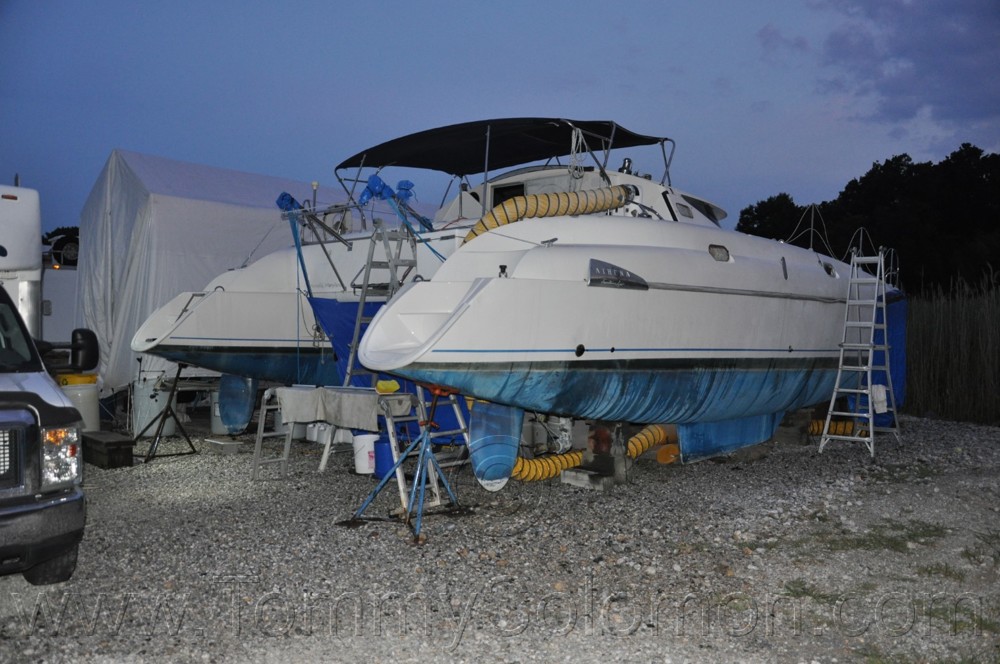 38' Fountaine Pajot, Electrical Panel Fire Damage - 660