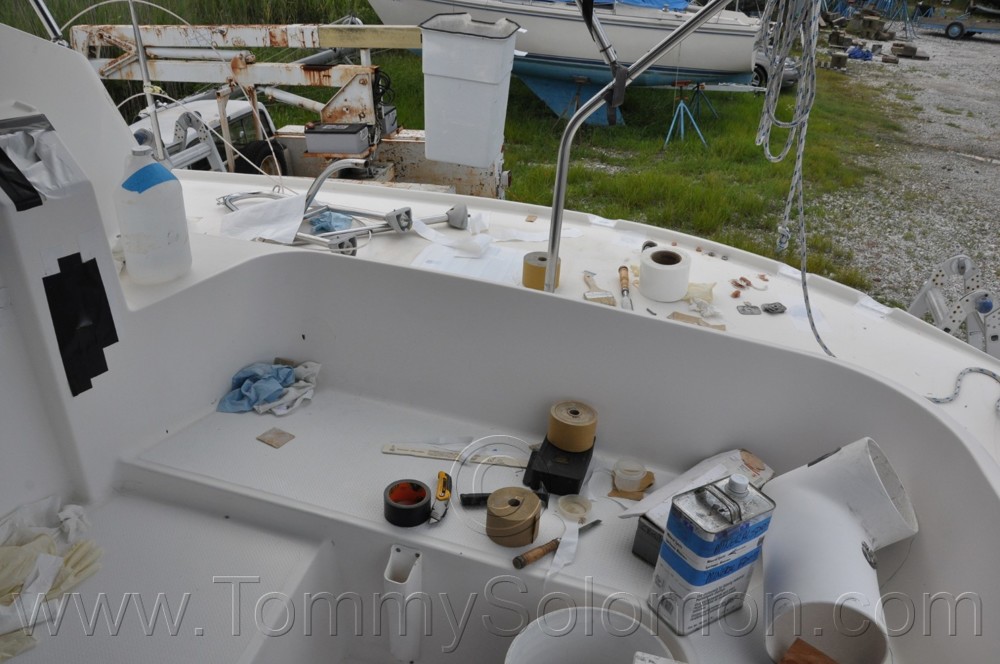 38' Fountaine Pajot, Electrical Panel Fire Damage - 668