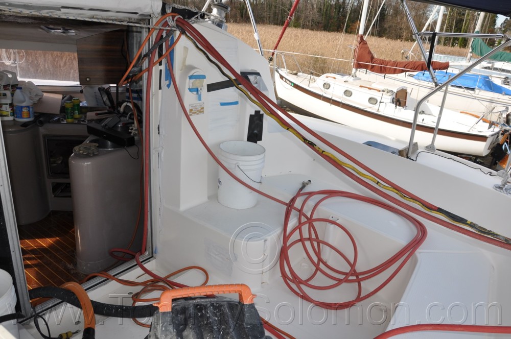 38' Fountaine Pajot, Electrical Panel Fire Damage - 894