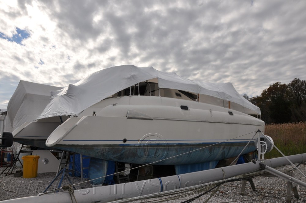 38' Fountaine Pajot, Electrical Panel Fire Damage - 1018