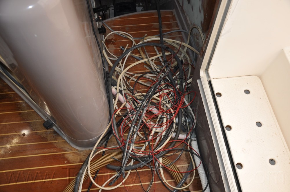 38' Fountaine Pajot, Electrical Panel Fire Damage - 1110