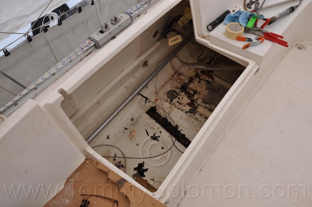 38' Fountaine Pajot, Electrical Panel Fire Damage - 1228