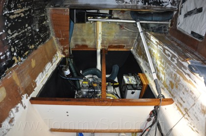 38' Fountaine Pajot, Electrical Panel Fire Damage - 549