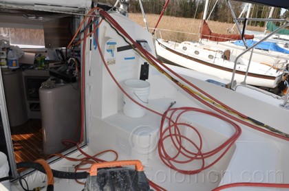 38' Fountaine Pajot, Electrical Panel Fire Damage - 894