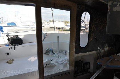 38' Fountaine Pajot, Electrical Panel Fire Damage - 1002