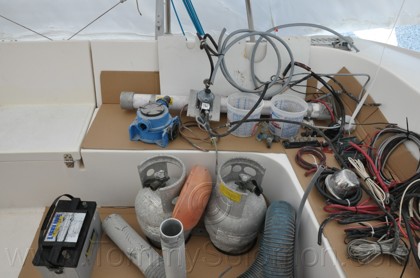 38' Fountaine Pajot, Electrical Panel Fire Damage - 1038