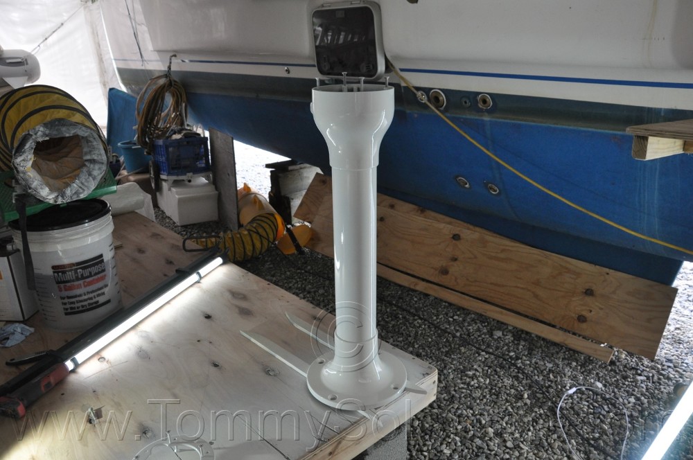 Merriman Steering Pedestal Rebuild/Paint (85 Ericson) - 27