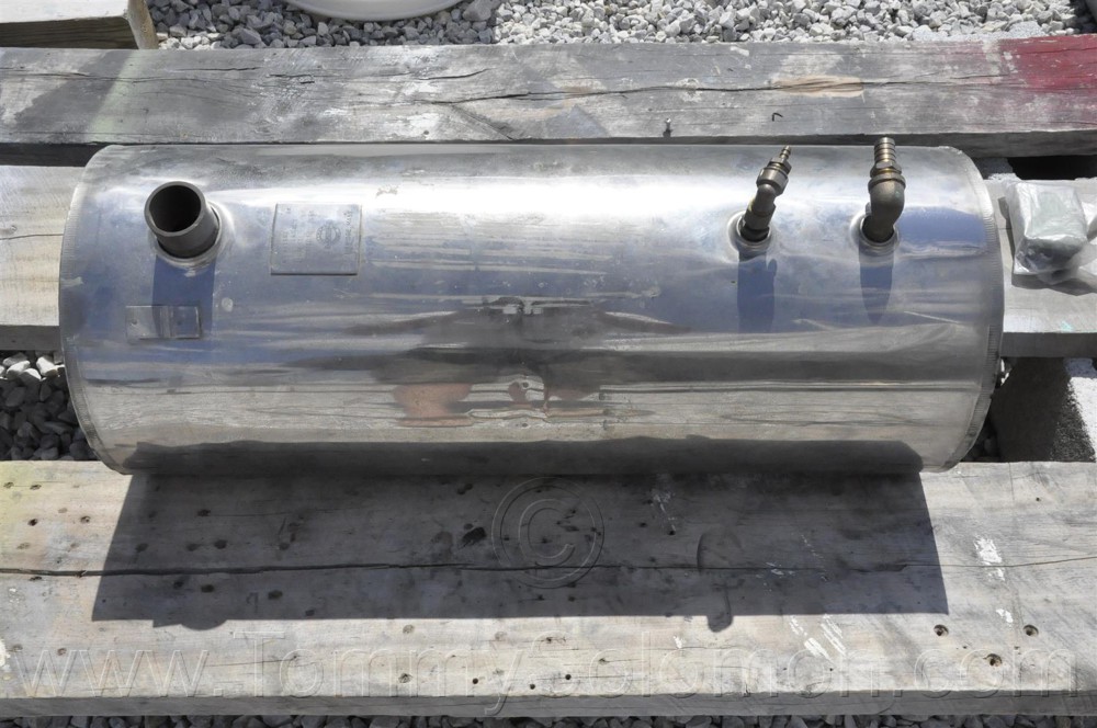 Monel Fuel Tank Recondition Polish Re-Locate - 186