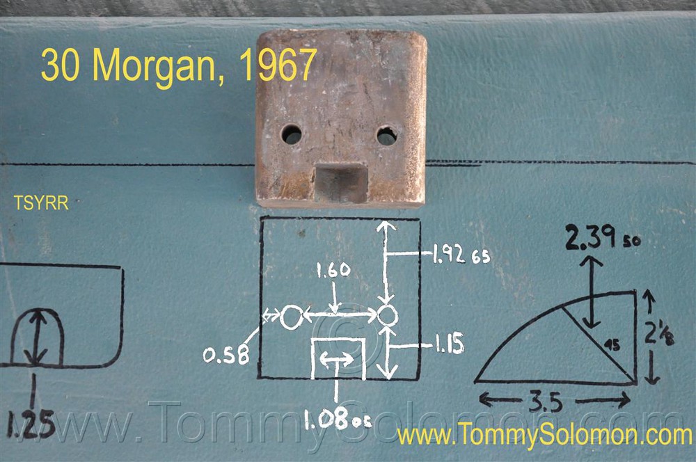 1967 Morgan 30 Swing Keel/Center Board Dimensions - 13