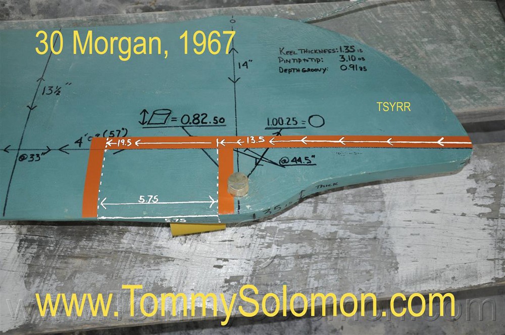 1967 Morgan 30 Swing Keel/Center Board Dimensions - 18