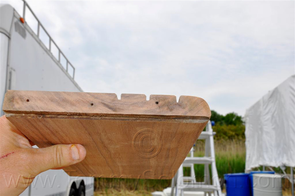 Teak Companionway Ladder Refurb - 18