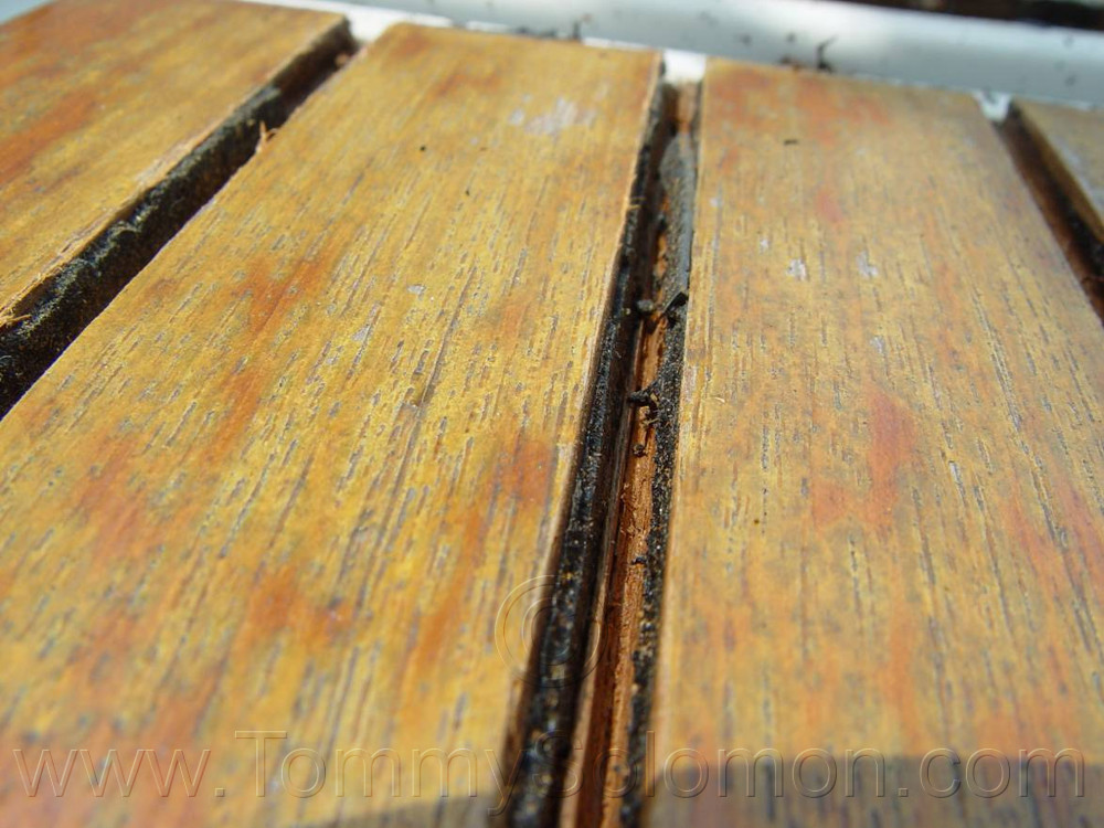 Teak Seam-Joint Re-Bed - 7